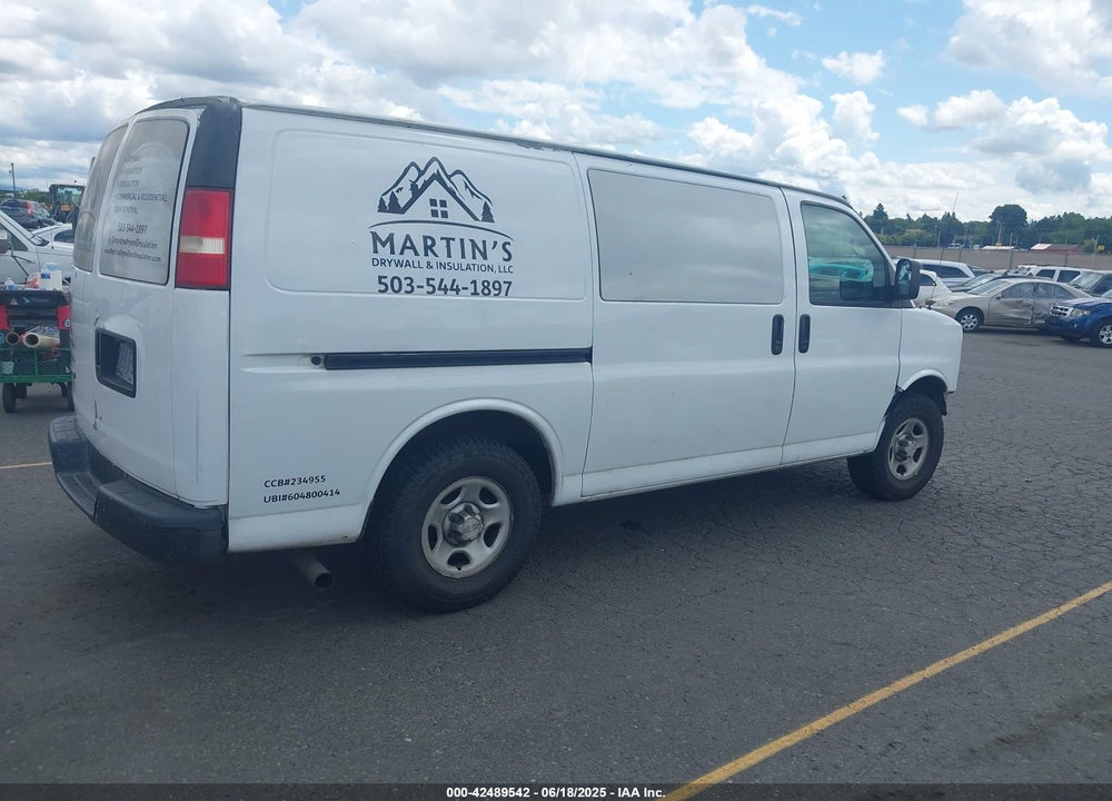 2007 CHEVROLET EXPRESS WORK VAN VIN: 1GCFG15X271190003