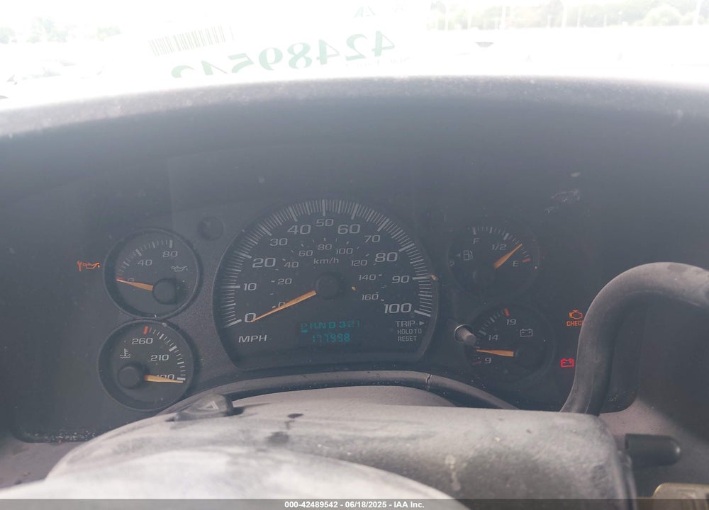 2007 CHEVROLET EXPRESS WORK VAN VIN: 1GCFG15X271190003