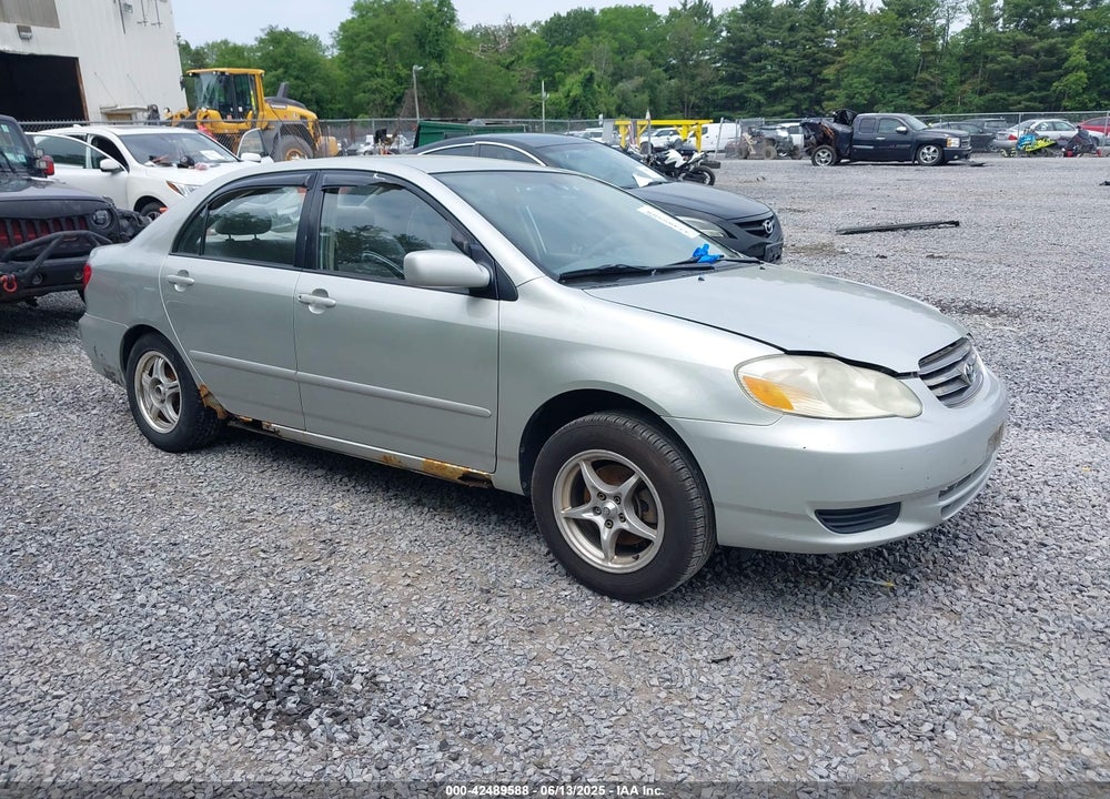2003 TOYOTA COROLLA LE VIN: JTDBR32EX30036761
