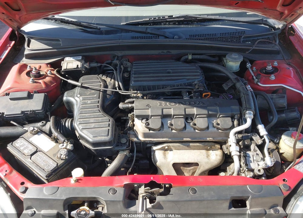 2002 HONDA CIVIC LX VIN: 1HGEM22562L020500