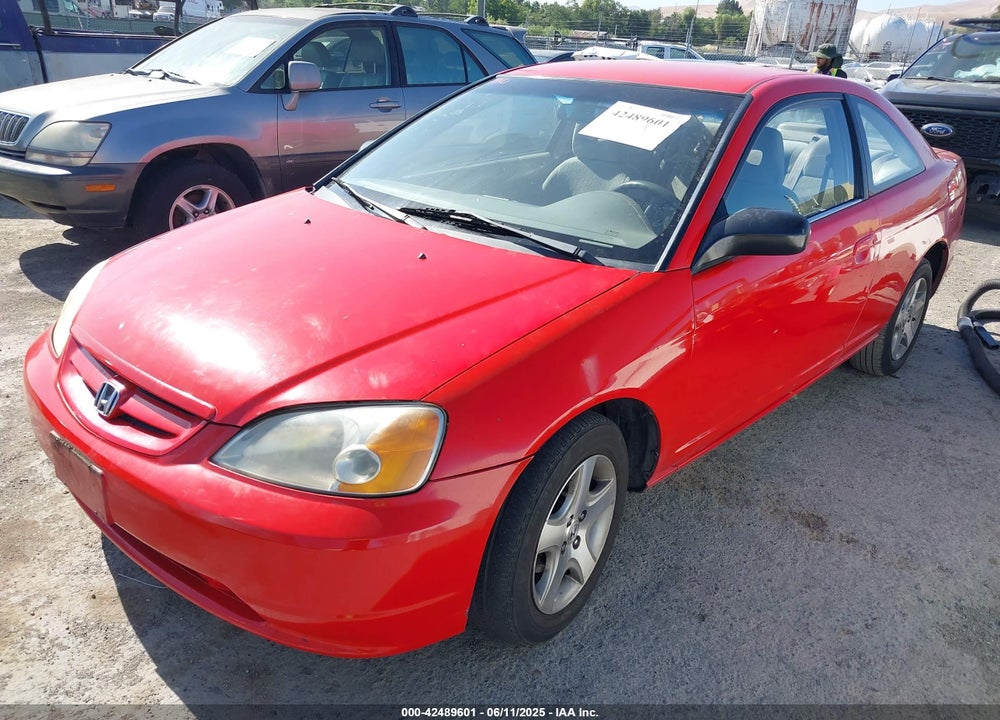 2002 HONDA CIVIC LX VIN: 1HGEM22562L020500