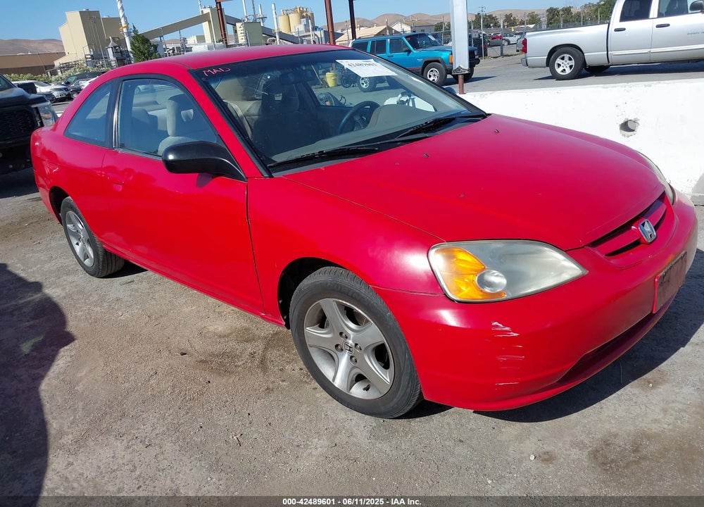 2002 HONDA CIVIC LX VIN: 1HGEM22562L020500