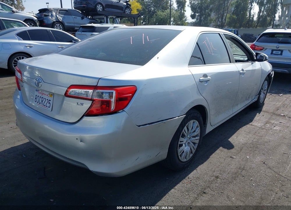 2012 TOYOTA CAMRY LE VIN: 4T4BF1FKXCR244890