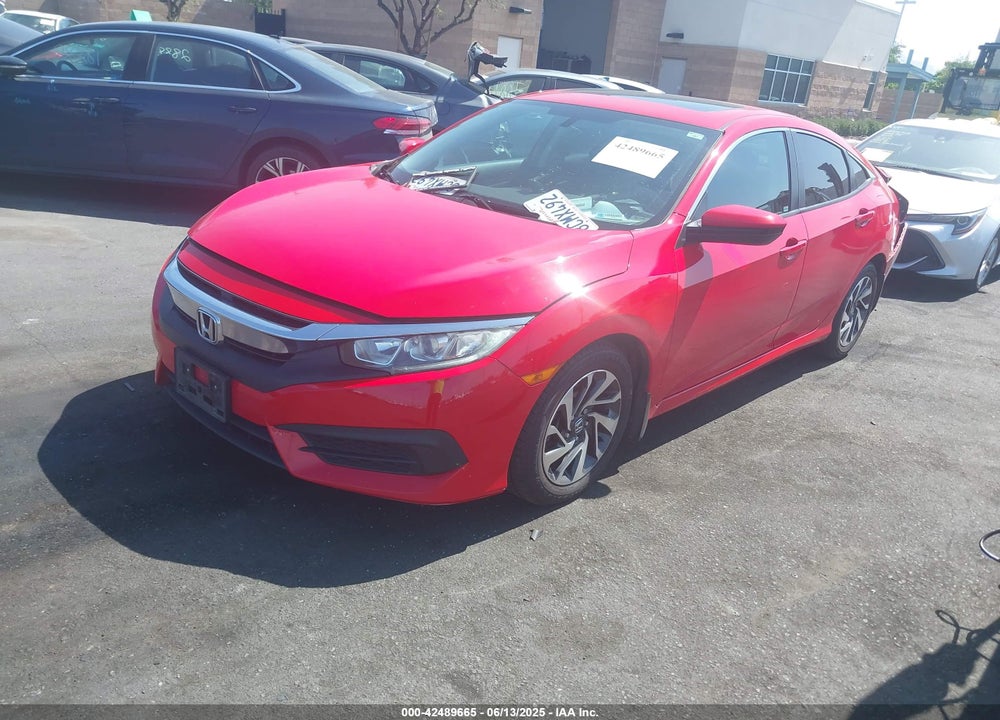 2016 HONDA CIVIC VIN: 2HGFC2F77GH575706