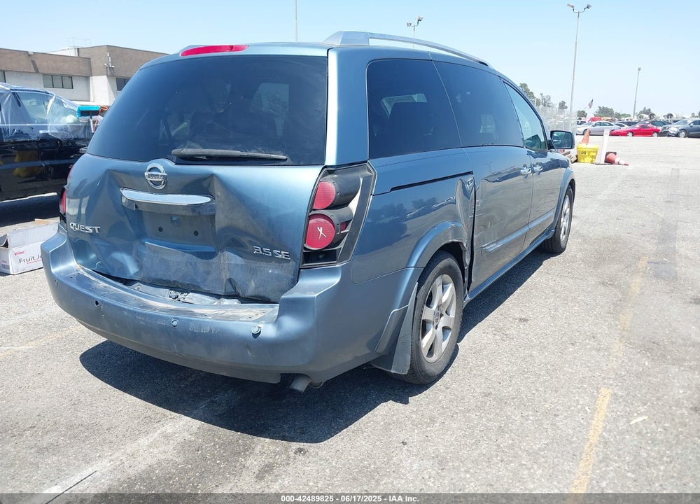 2009 NISSAN QUEST 3.5 SE VIN: 5N1BV28U49N108260