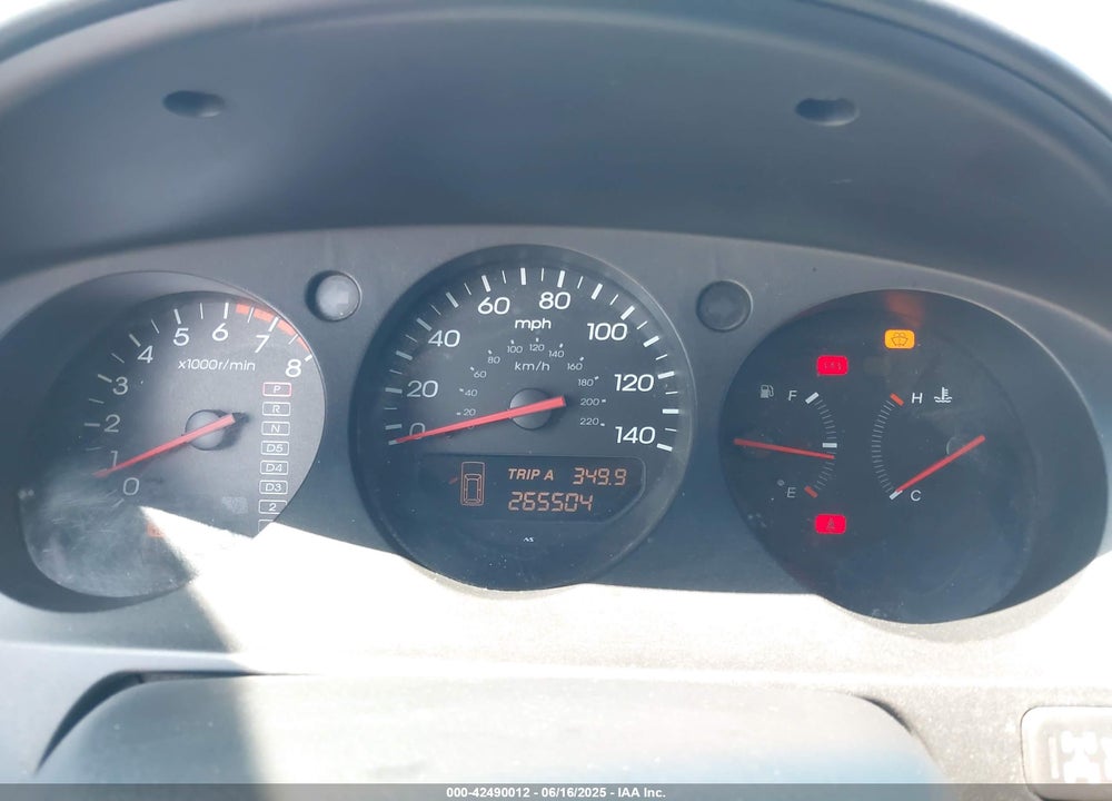 2002 ACURA MDX VIN: 2HNYD188X2H539063