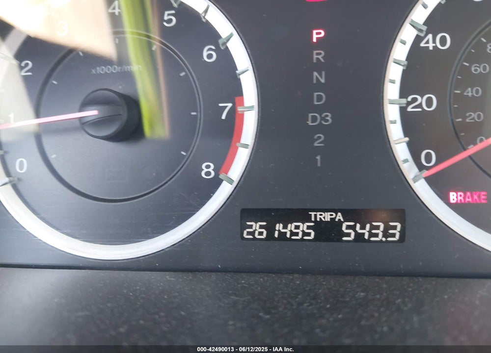 2012 HONDA ACCORD VIN: 1HGCP2F66CA192380