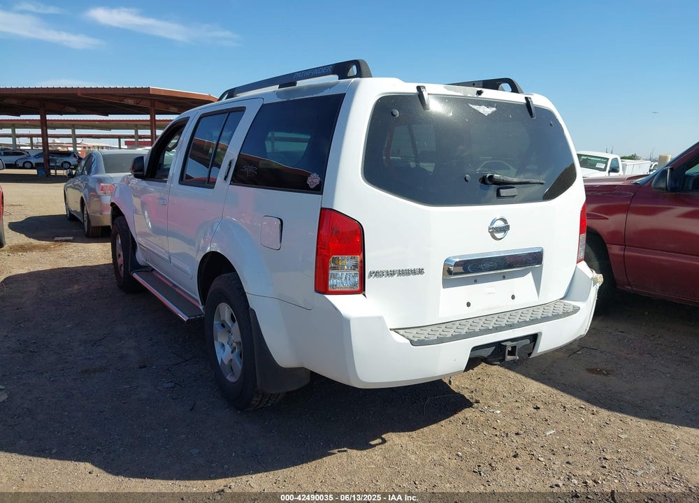 2006 NISSAN PATHFINDER S VIN: 5N1AR18U16C671008