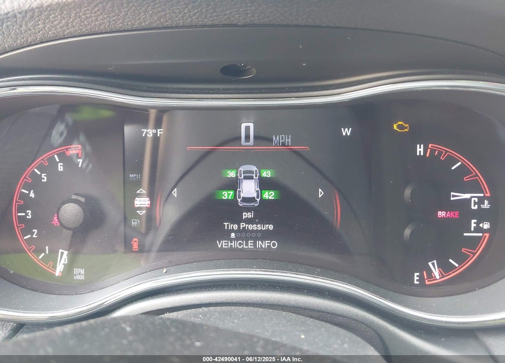 2015 DODGE DURANGO VIN: 1C4RDJAG3FC147756