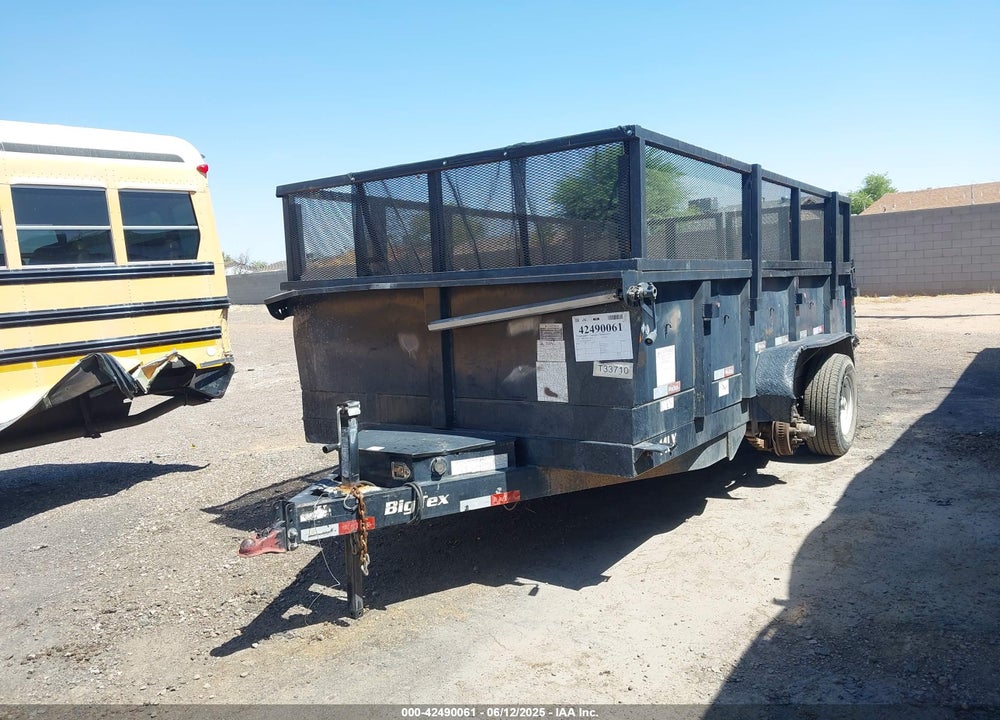 2016 BIG TEX TRAILER CO INC --- VIN: 16VDX1424G5081844