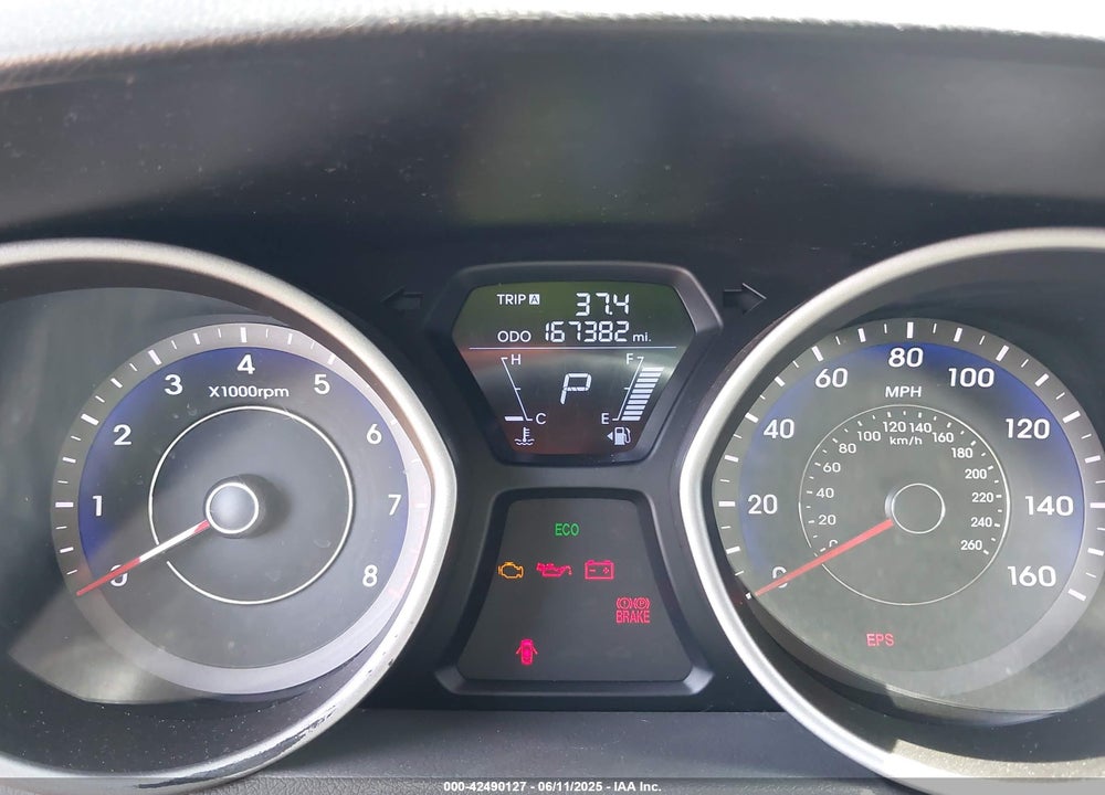 2012 HYUNDAI ELANTRA VIN: KMHDH4AE6CU341309