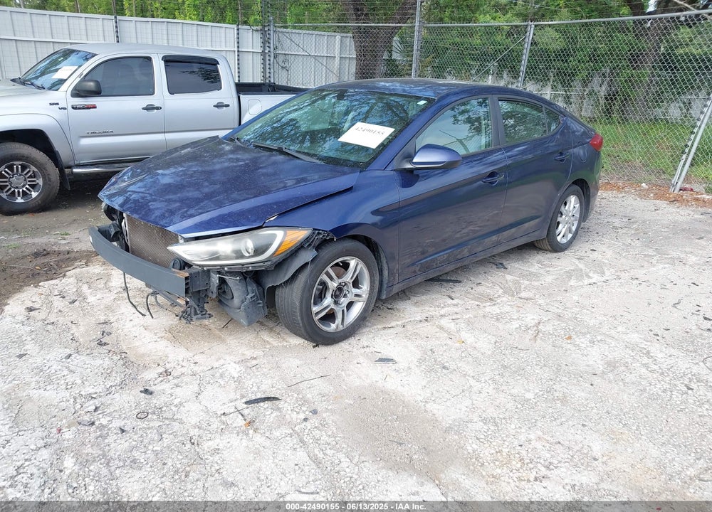 2017 HYUNDAI ELANTRA SE VIN: 5NPD74LF6HH141948