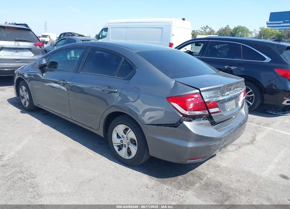 2013 HONDA CIVIC LX VIN: 19XFB2F55DE252598