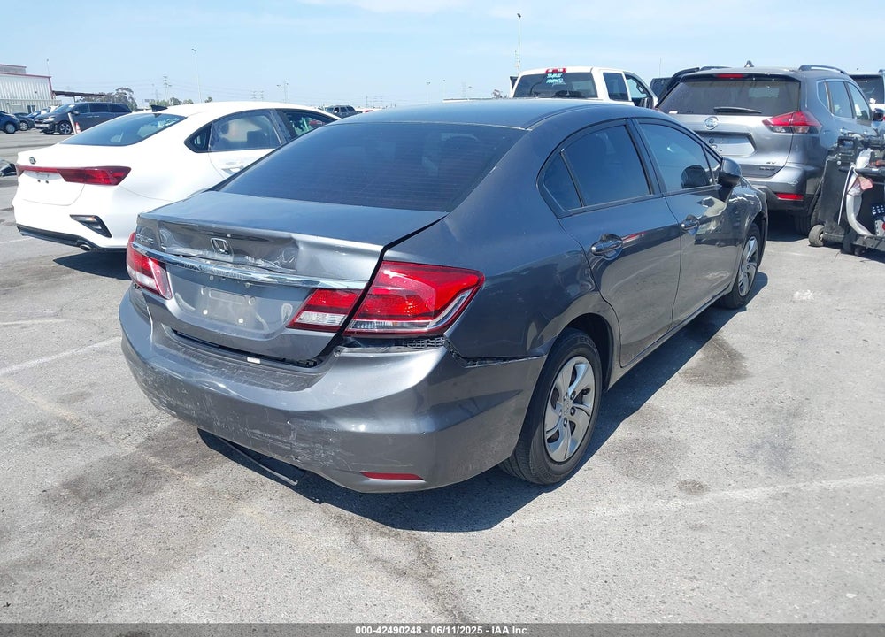 2013 HONDA CIVIC LX VIN: 19XFB2F55DE252598