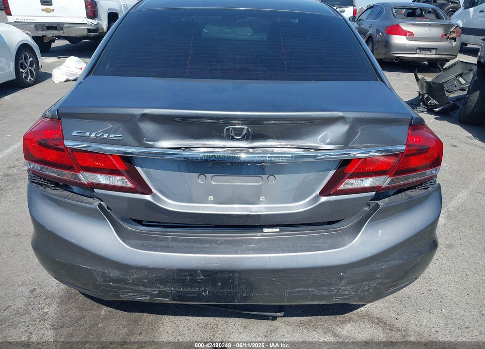 2013 HONDA CIVIC LX VIN: 19XFB2F55DE252598