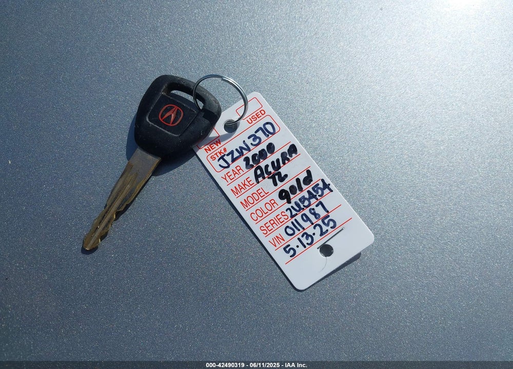 2000 ACURA TL 3.2 VIN: 19UUA5668YA011987