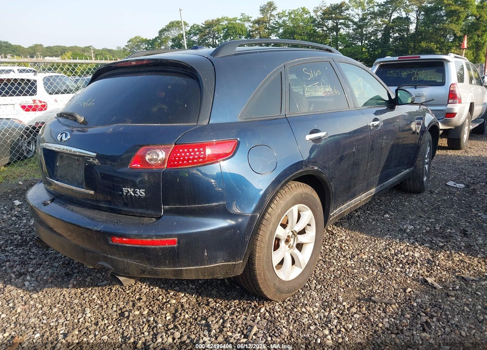 2008 INFINITI FX35 VIN: JNRAS08WX8X204170