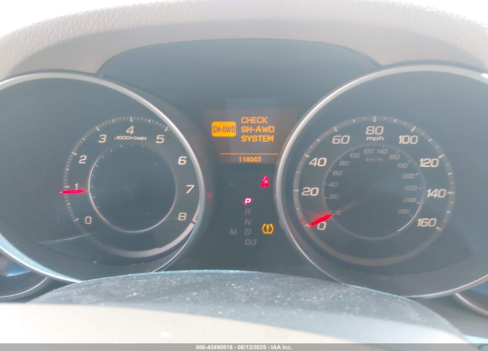 2008 ACURA MDX VIN: 2HNYD28228H503636