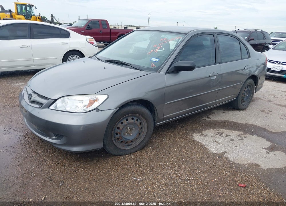 2005 HONDA CIVIC LX VIN: 2HGES16535H525826
