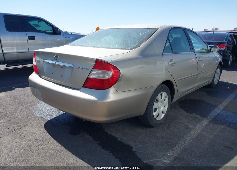 2004 TOYOTA CAMRY LE VIN: 4T1BE32K04U863224