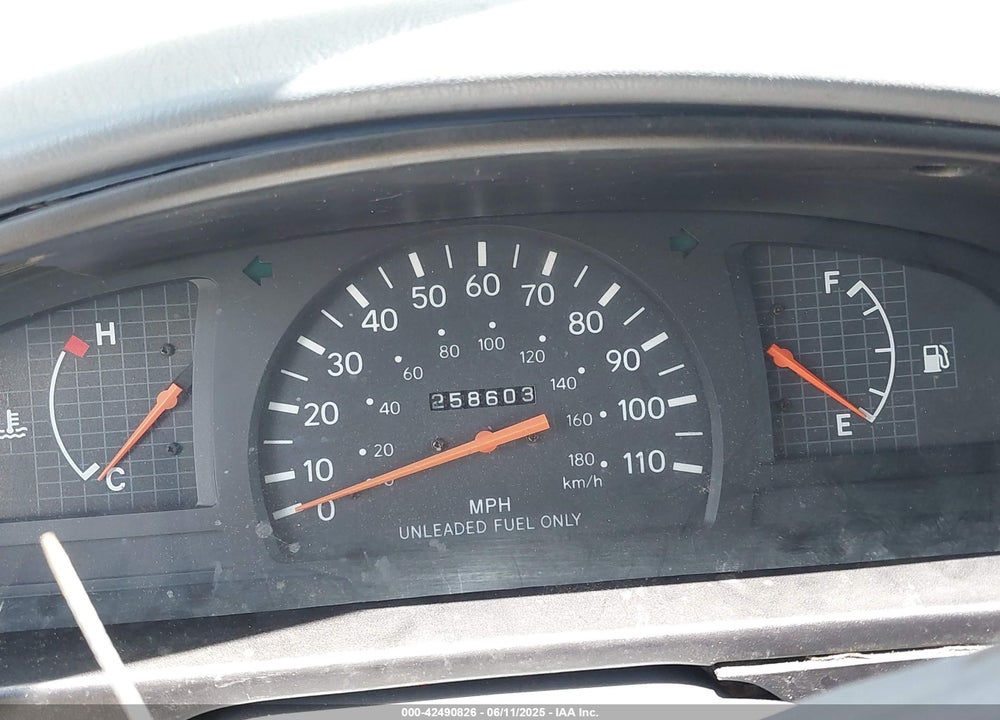 1999 TOYOTA TACOMA PRERUNNER VIN: 4TASM92N4XZ499378