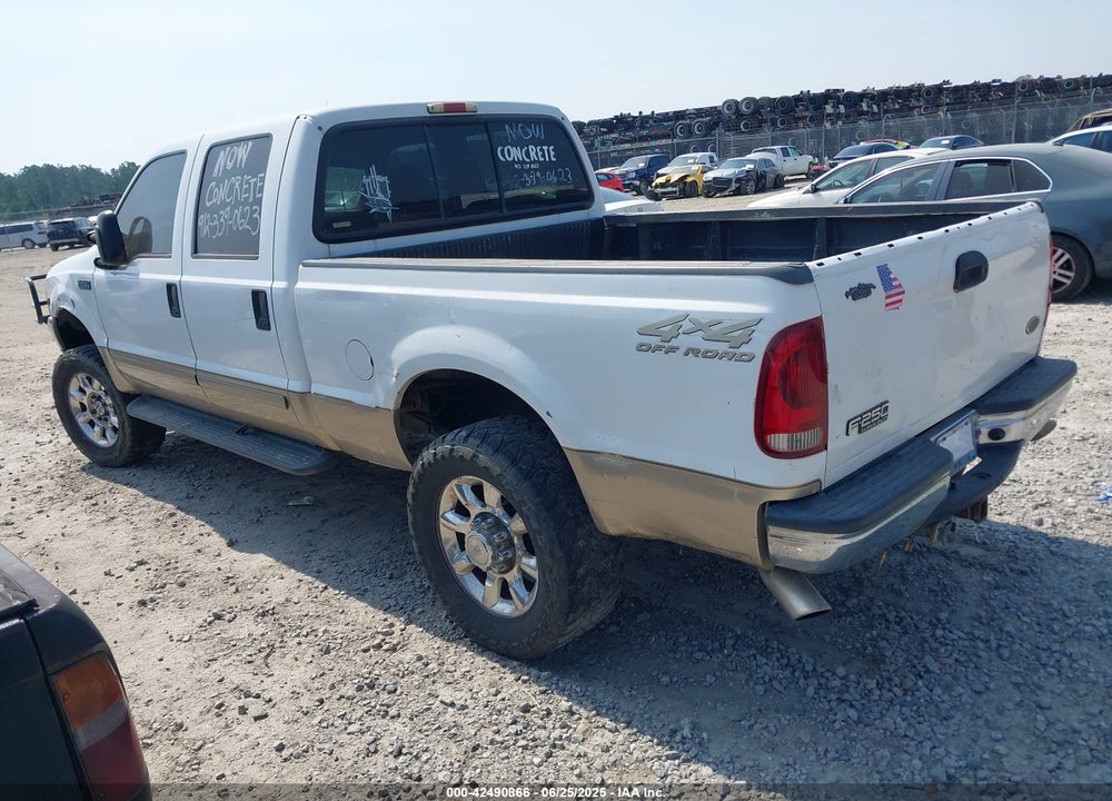 2000 FORD F-250 LARIAT/XL/XLT VIN: 1FTNW21S3YED83348