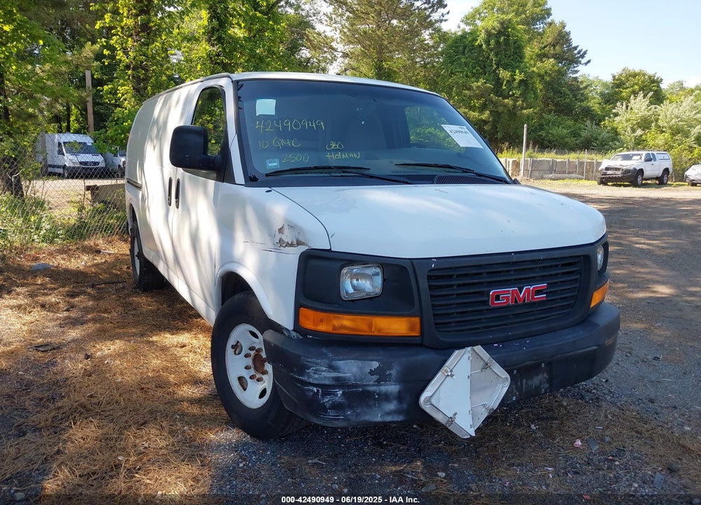 2010 GMC SAVANA 2500 WORK VAN VIN: 1GTZGFBAXA1162094