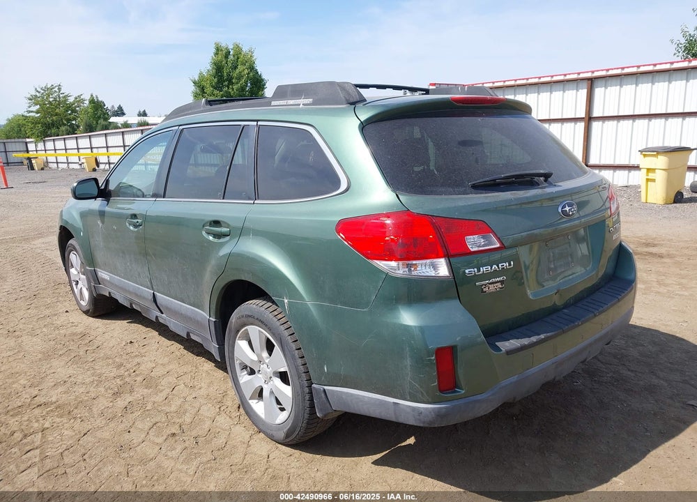 2011 SUBARU OUTBACK 2.5I PREMIUM VIN: 4S4BRBCC9B3434818