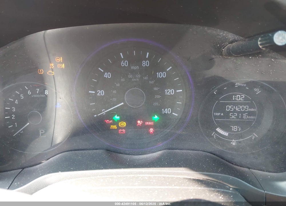 2018 HONDA HR-V VIN: 3CZRU6H30JG700895