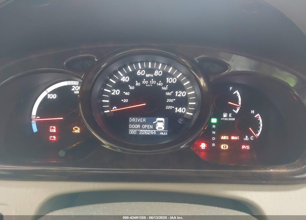 2006 TOYOTA HIGHLANDER HYBRID V6 VIN: JTEDW21A160003500