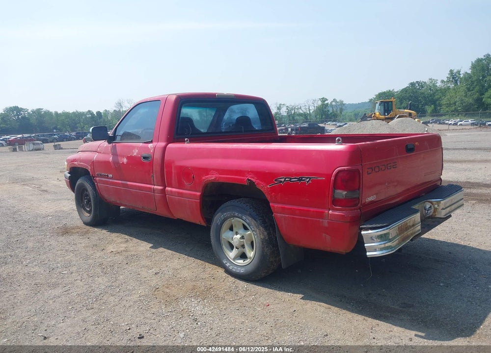1996 DODGE RAM 1500 VIN: 1B7HC16Y9TJ117863