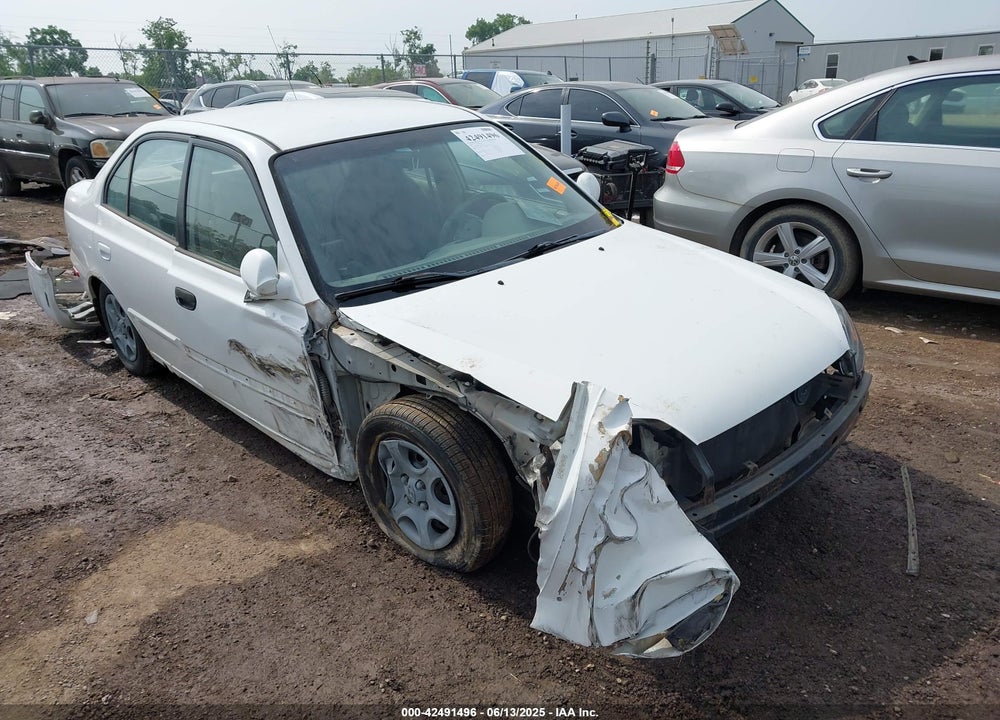 2005 HYUNDAI ACCENT GLS VIN: KMHCG45C95U594330