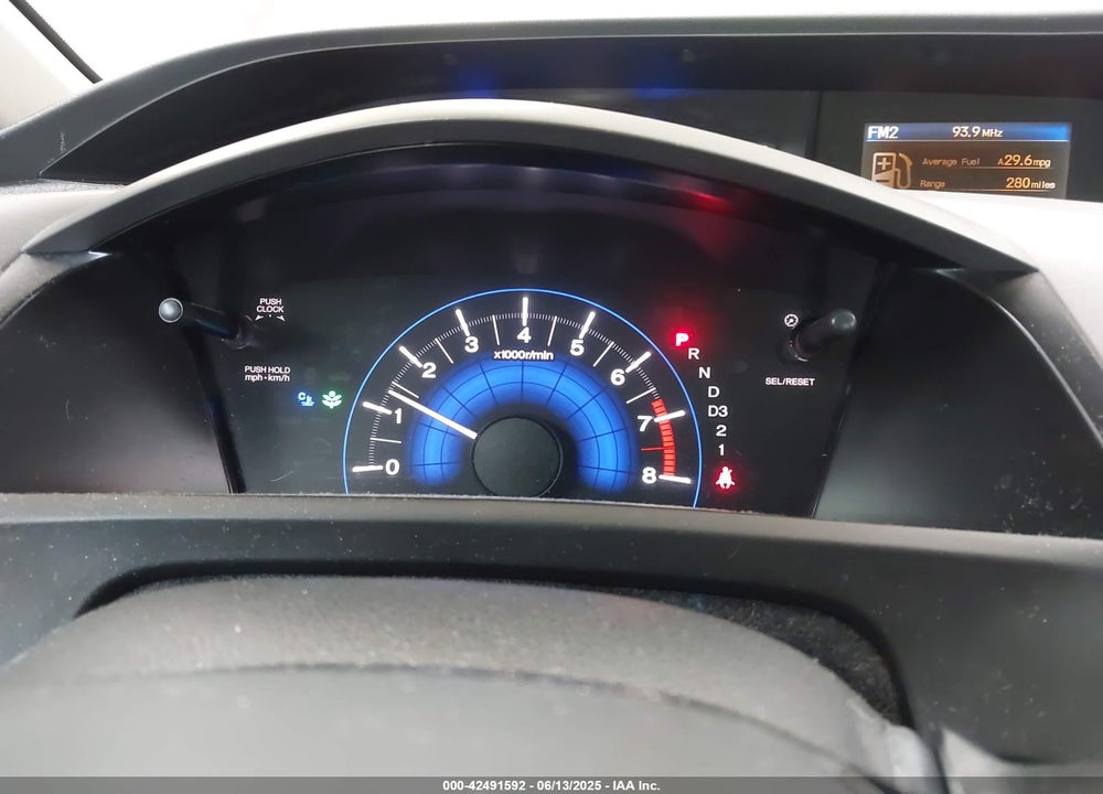 2012 HONDA CIVIC VIN: 19XFB2F51CE064322