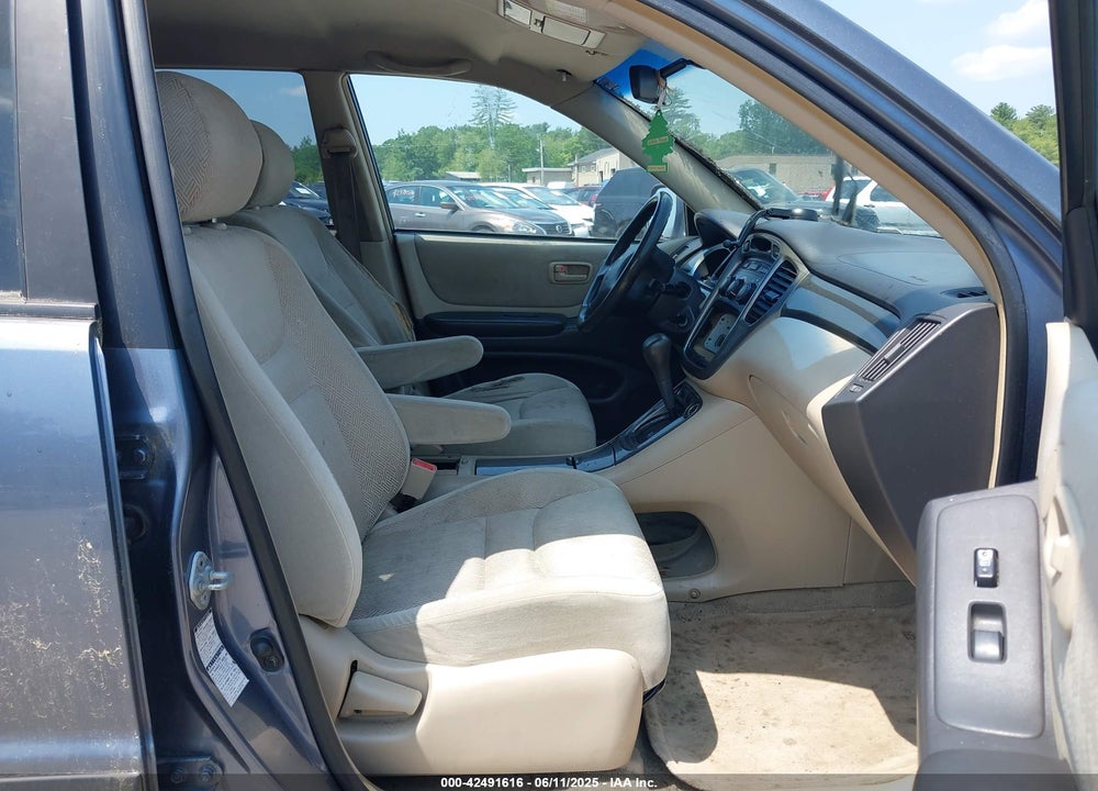 2002 TOYOTA HIGHLANDER V6 VIN: JTEHF21A320085502