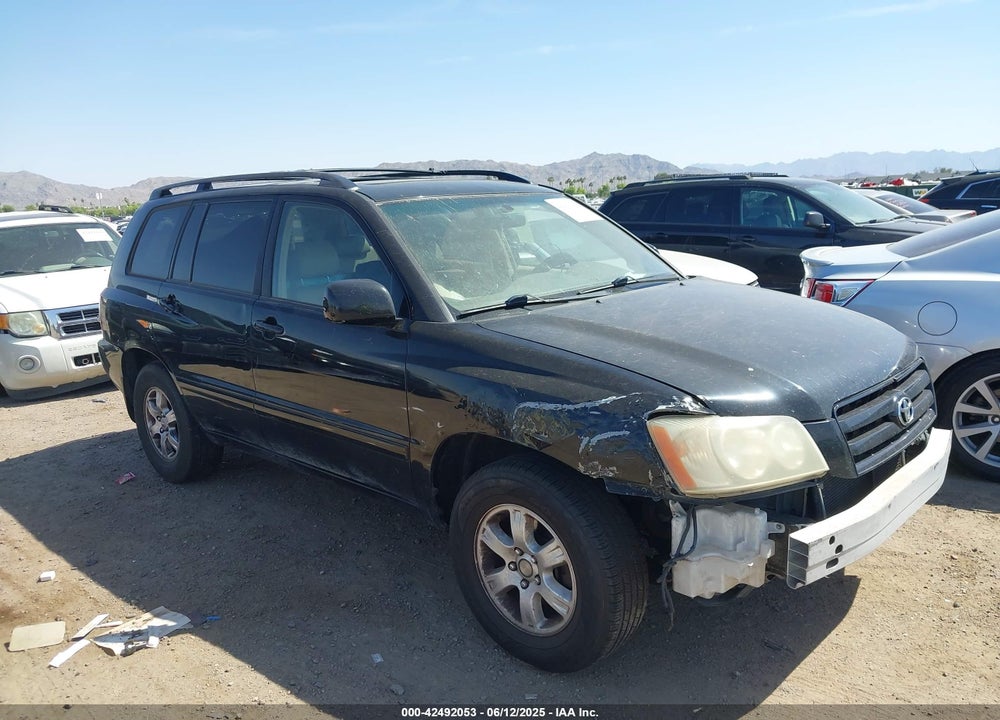 2005 TOYOTA HIGHLANDER V6 VIN: JTEGP21A550056886