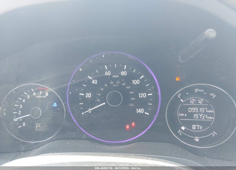 2016 HONDA HR-V EX-L VIN: 3CZRU5H76GM748506