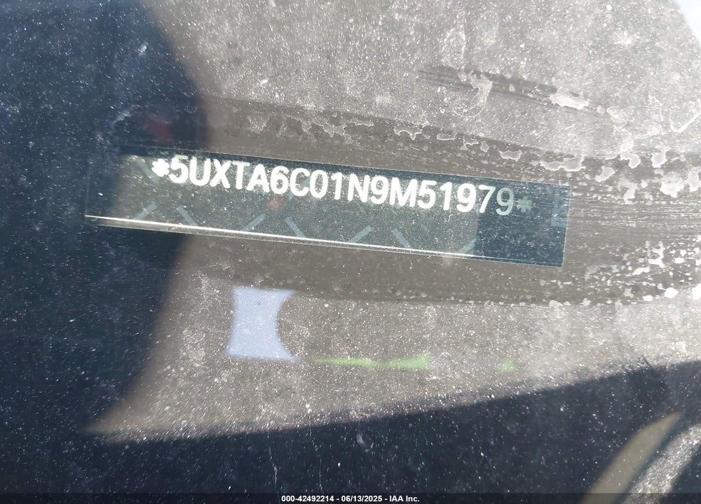 2022 BMW X5 PHEV VIN: 5UXTA6C01N9M51979