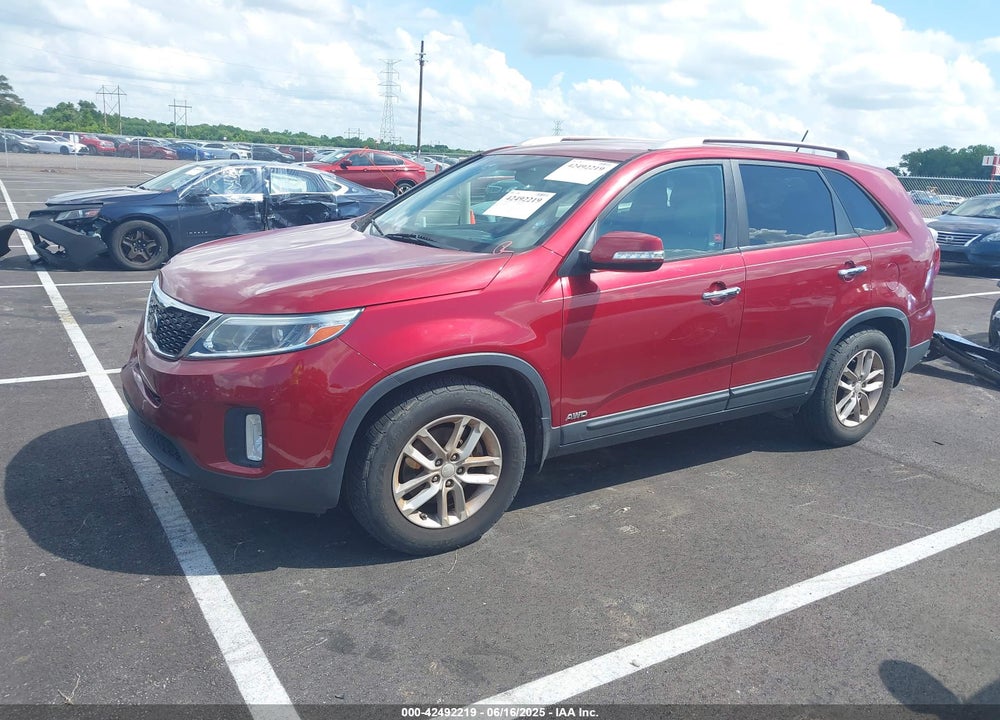 2015 KIA SORENTO LX VIN: 5XYKTCA61FG651628