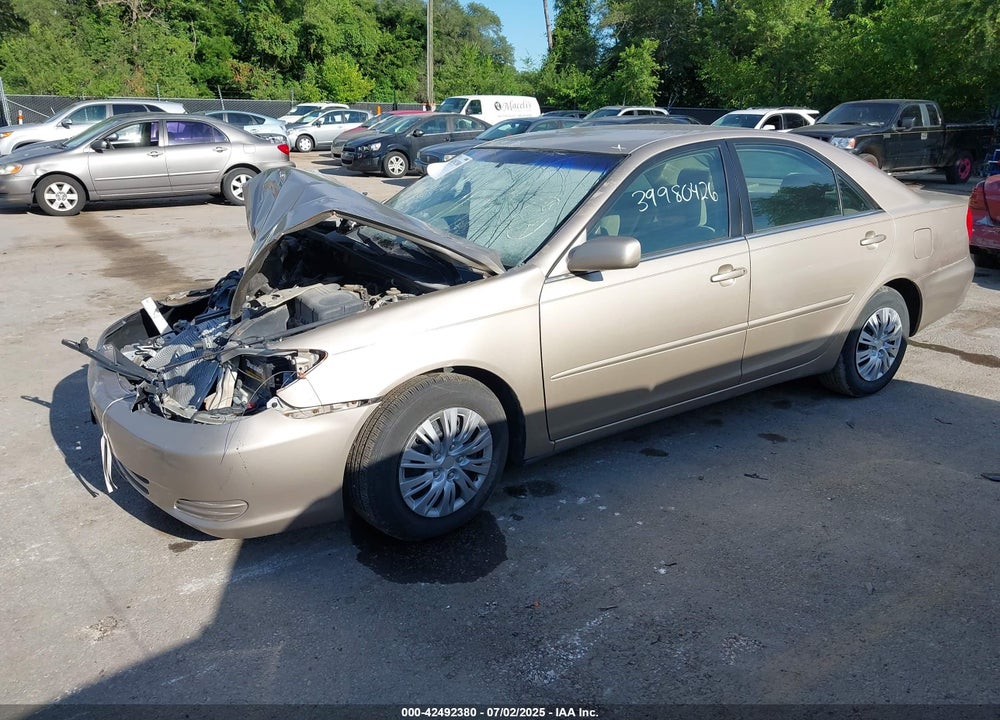 2002 TOYOTA CAMRY LE VIN: 4T1BE32K62U049169