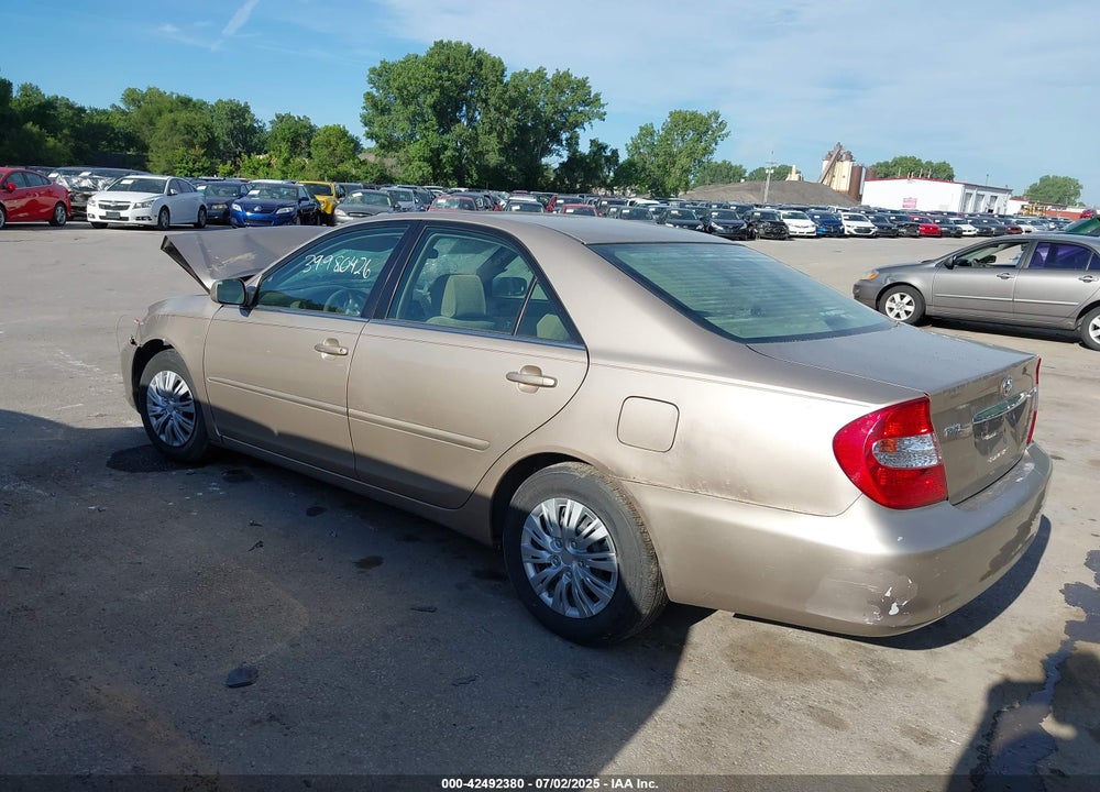 2002 TOYOTA CAMRY LE VIN: 4T1BE32K62U049169