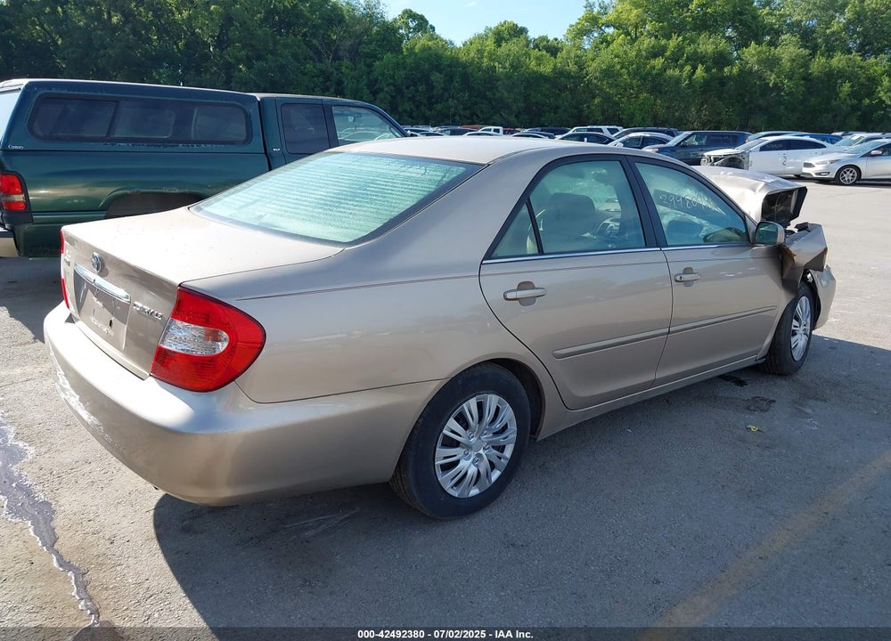 2002 TOYOTA CAMRY LE VIN: 4T1BE32K62U049169