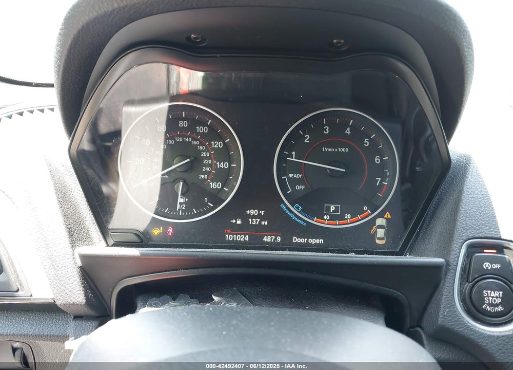 2016 BMW 2 SERIES VIN: WBA1G9C54GV599281