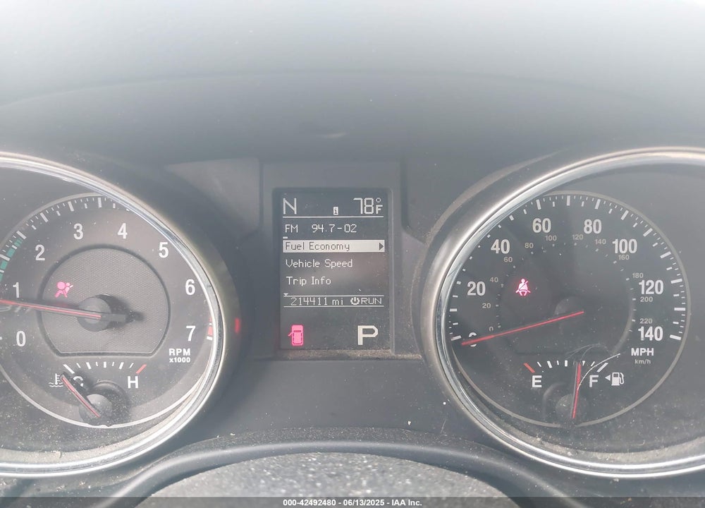 2012 JEEP GRAND CHEROKEE VIN: 1C4RJEAG5CC264721