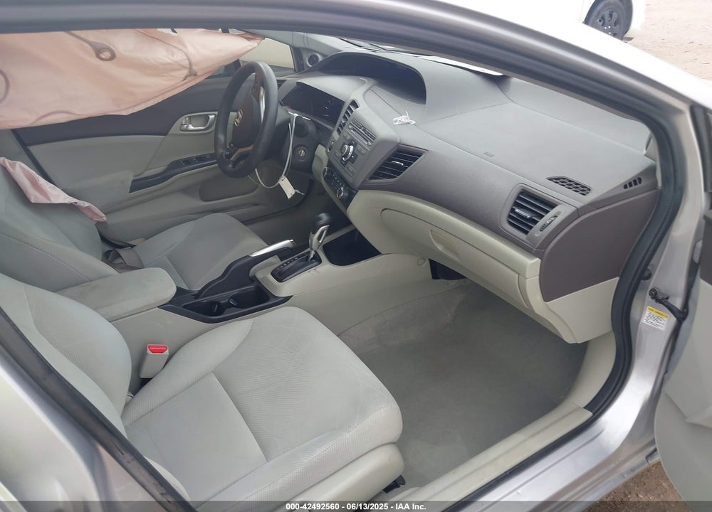 2012 HONDA CIVIC VIN: 19XFB2F85CE065824