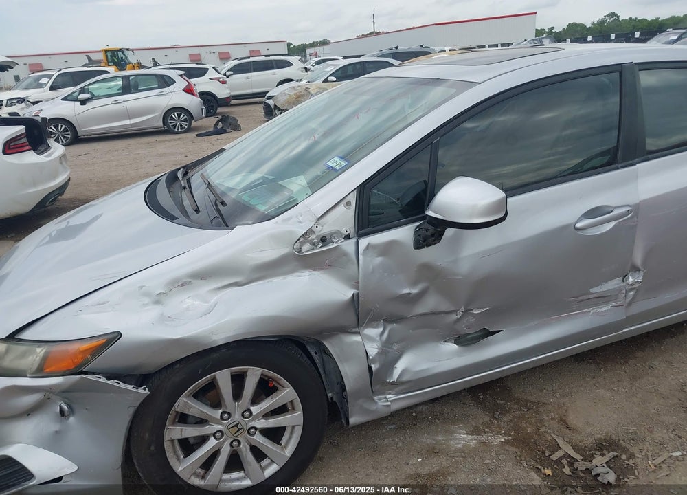 2012 HONDA CIVIC VIN: 19XFB2F85CE065824