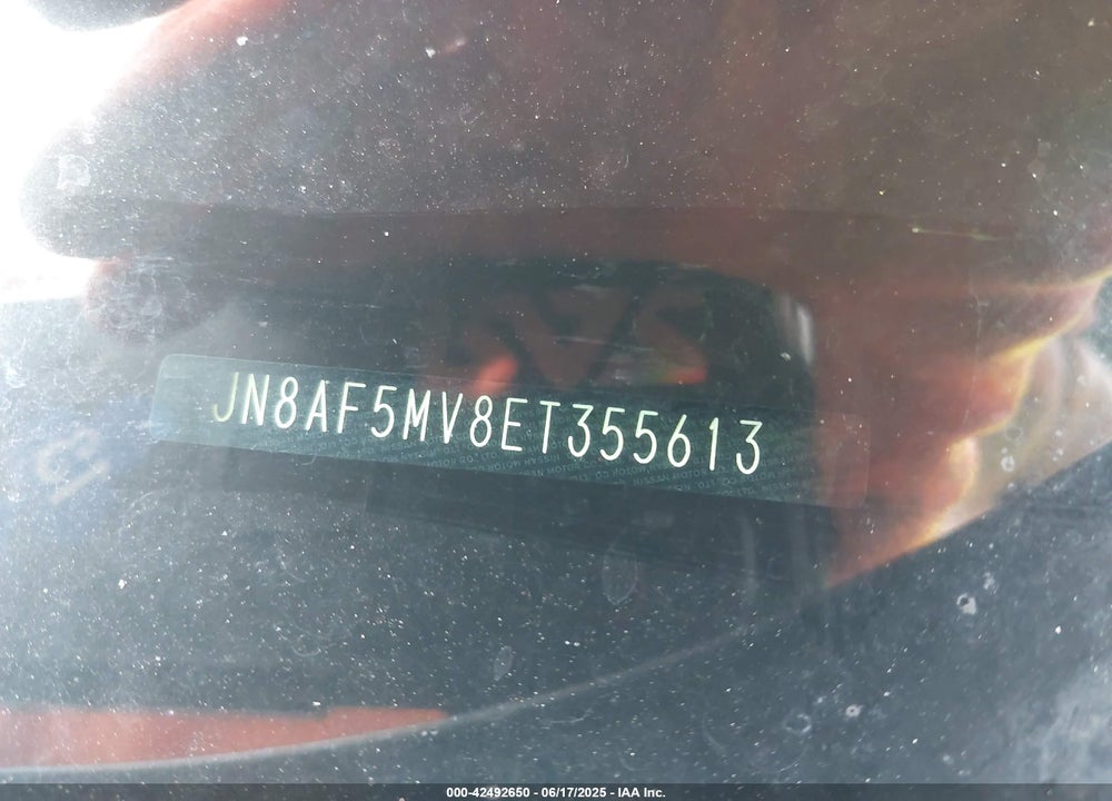 2014 NISSAN JUKE VIN: JN8AF5MV8ET355613