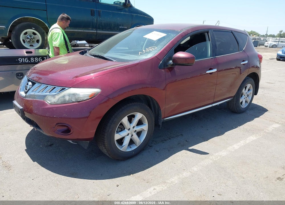 2010 NISSAN MURANO VIN: JN8AZ1MW9AW100101
