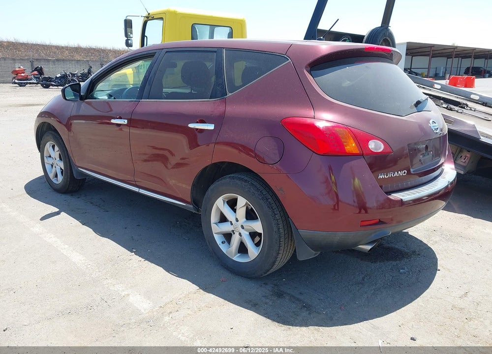2010 NISSAN MURANO VIN: JN8AZ1MW9AW100101