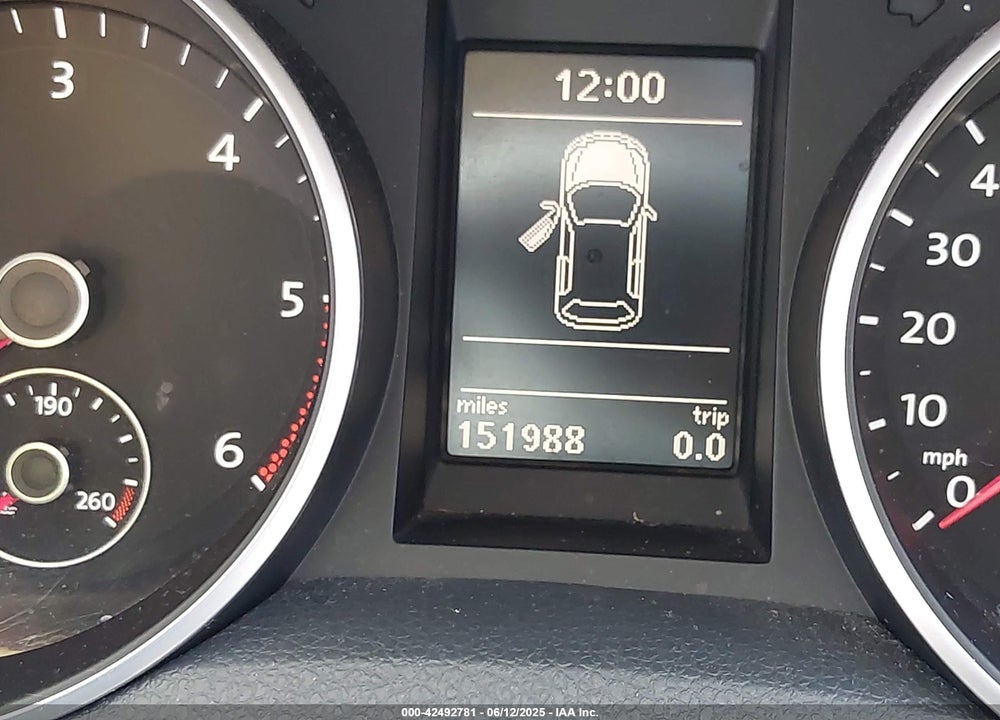 2012 VOLKSWAGEN JETTA SPORTWAGEN 2.0L TDI VIN: 3VWPL7AJ0CM703490