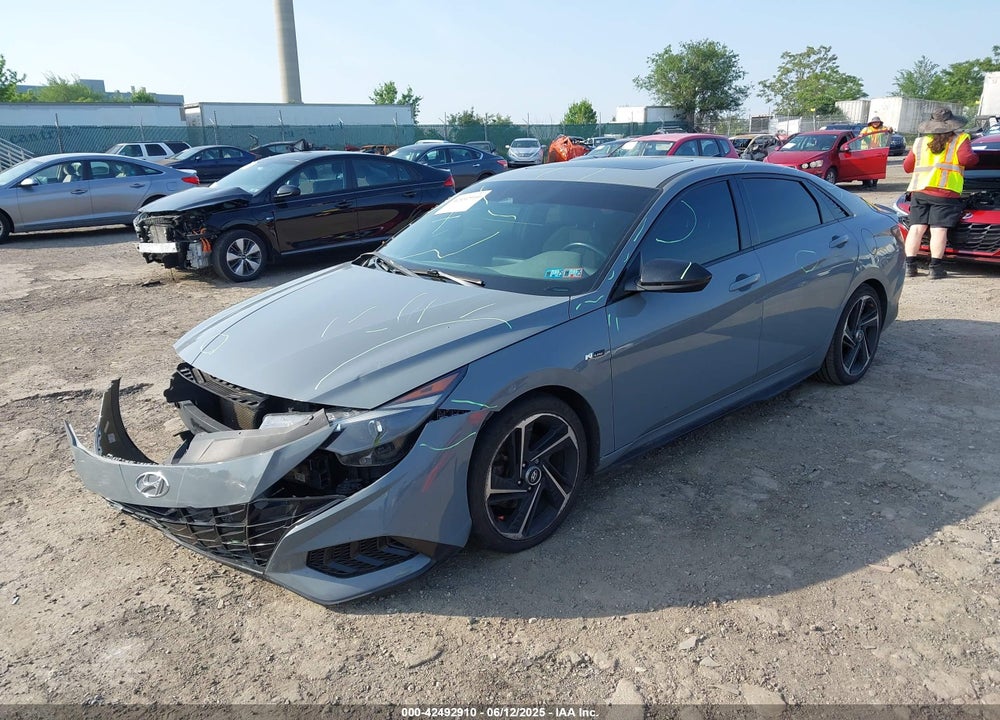 2021 HYUNDAI ELANTRA VIN: KMHLR4AFXMU130407